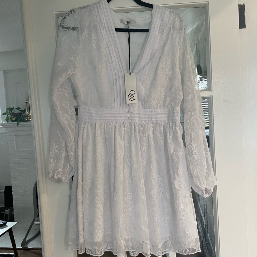 NWT white flowy dress